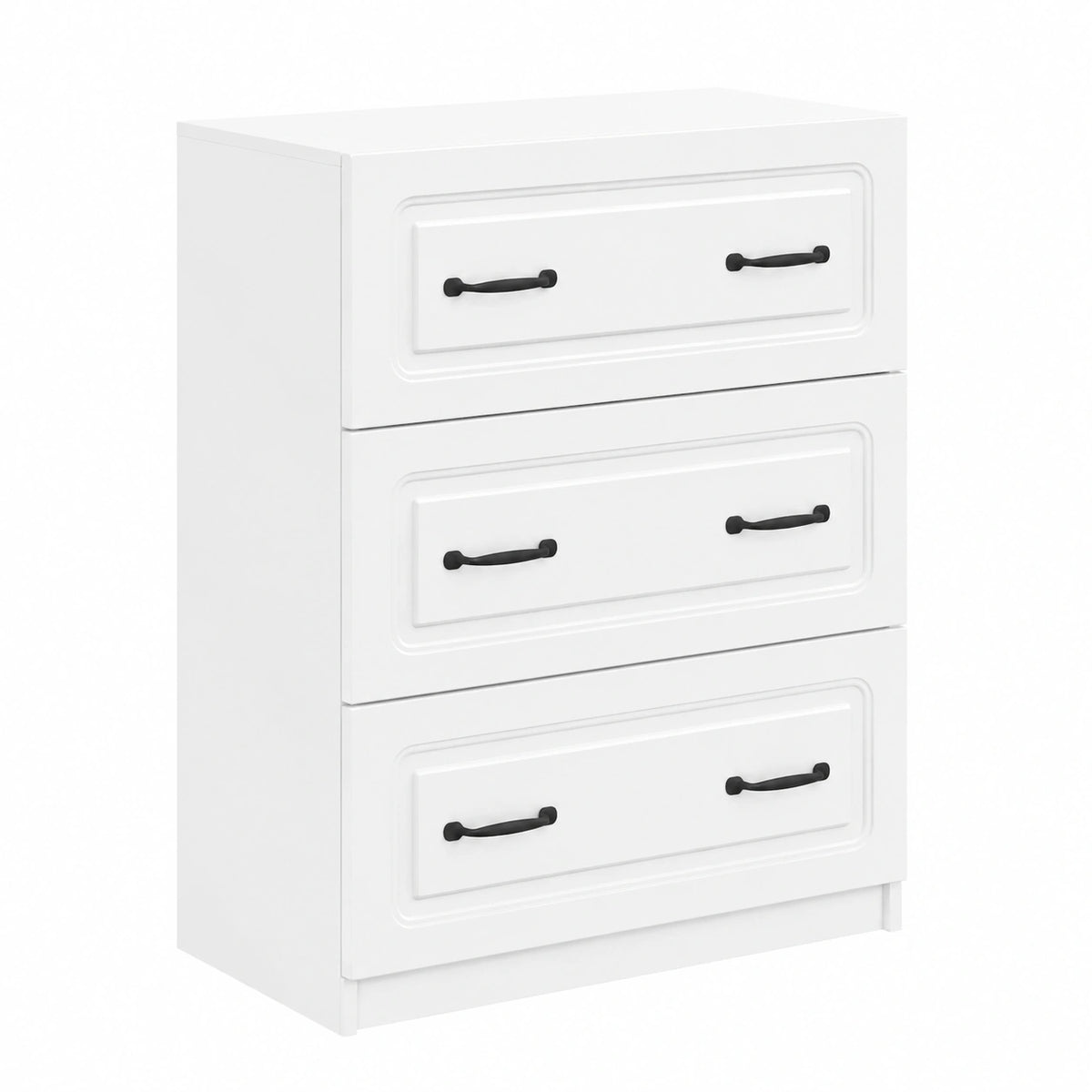 White Lornica armoire with drawers, 66x34.5x87 cm, suitable for bedroom storage in kitchen and home decor style.