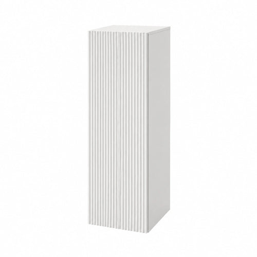 White Lornica armoire with doors, shelves, and storage, measuring 33x34.5x60 cm, ideal for bedroom organization.