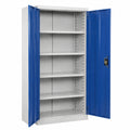 Lornica wooden armoire with shelves for bedroom storage, featuring a sturdy DIY and hand tool design.