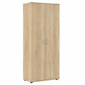 Lornica chêne armoire avec portes en bois, 70x34x189 cm, idéale pour chambre ou rangement dans la maison.