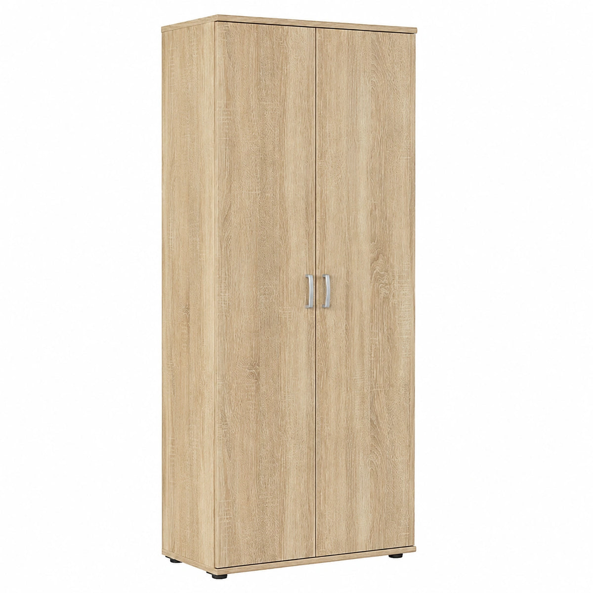 Lornica chêne armoire avec portes en bois, 70x34x189 cm, idéale pour chambre ou rangement dans la maison.