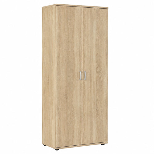 Lornica chêne armoire avec portes en bois, 70x34x189 cm, idéale pour chambre ou rangement dans la maison.