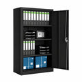 Lornica adjustable metal armoire with shelves, 140x90x40 cm, for bedroom storage and organization in home furniture.