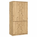 Lornica bedroom armoire with wooden finish, used for bedroom storage and organization in modern home decor.