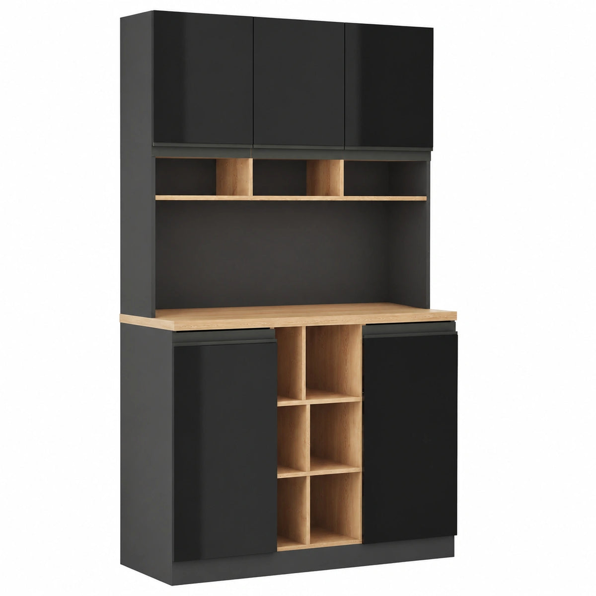 White metal adjustable armoire with shelves, suitable for bedroom storage, 105x45x185 cm, from Lornica.