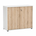 Lornica white oak armoire for bedroom, 100x41x83.6 cm, modern wooden storage cabinet with clean design